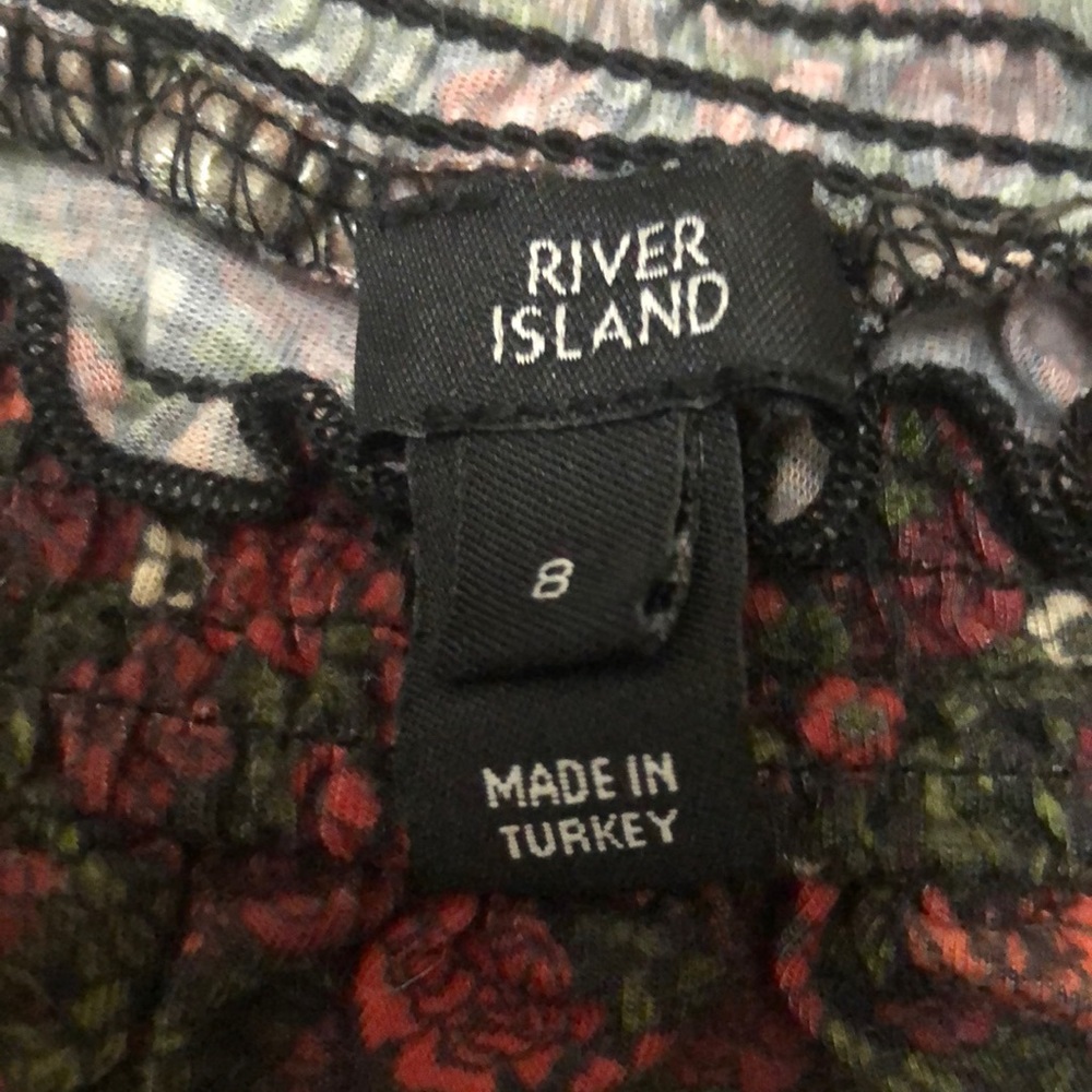 River Island | Floral Ruffled Top - Picture 5 of 6